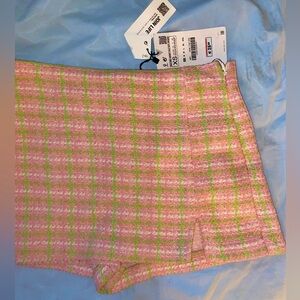 BNWT Zara Quilted Mini Skort